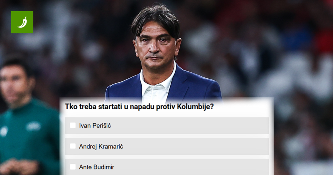 ANKETA utakmica Hrvatske i Kolumbije. Izaberite Dalićev sastav ANKETA Spektakl Hrvatske i Kolumbije. Izaberite Dalićev sastav