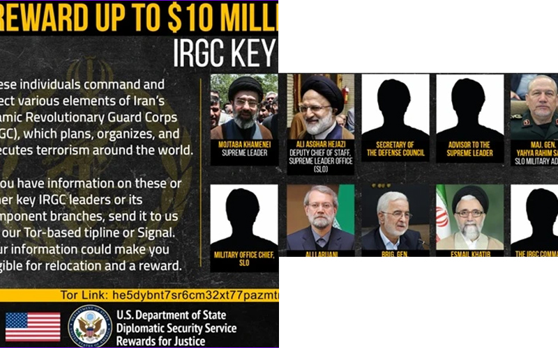 Amerika nudi 10 miliona dolara za informacije o 10 ključnih ljudi Irana Amerika nudi 10 miliona dolara za informacije o 10 ključnih ljudi Irana