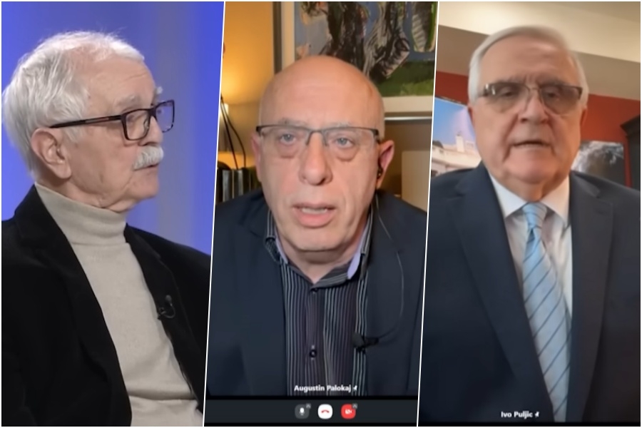 BURNA DEBATA PRED KAMERAMA: Ivica Puljić, Hajrudin Somun i Augustin Palokaj o ratu na Bliskom istoku -‘Ovo je drugi američki grijeh…’ BURNA DEBATA PRED KAMERAMA: Ivica Puljić, Hajrudin Somun i Augustin Palokaj o ratu na Bliskom istoku -'Ovo je drugi američki grijeh...'