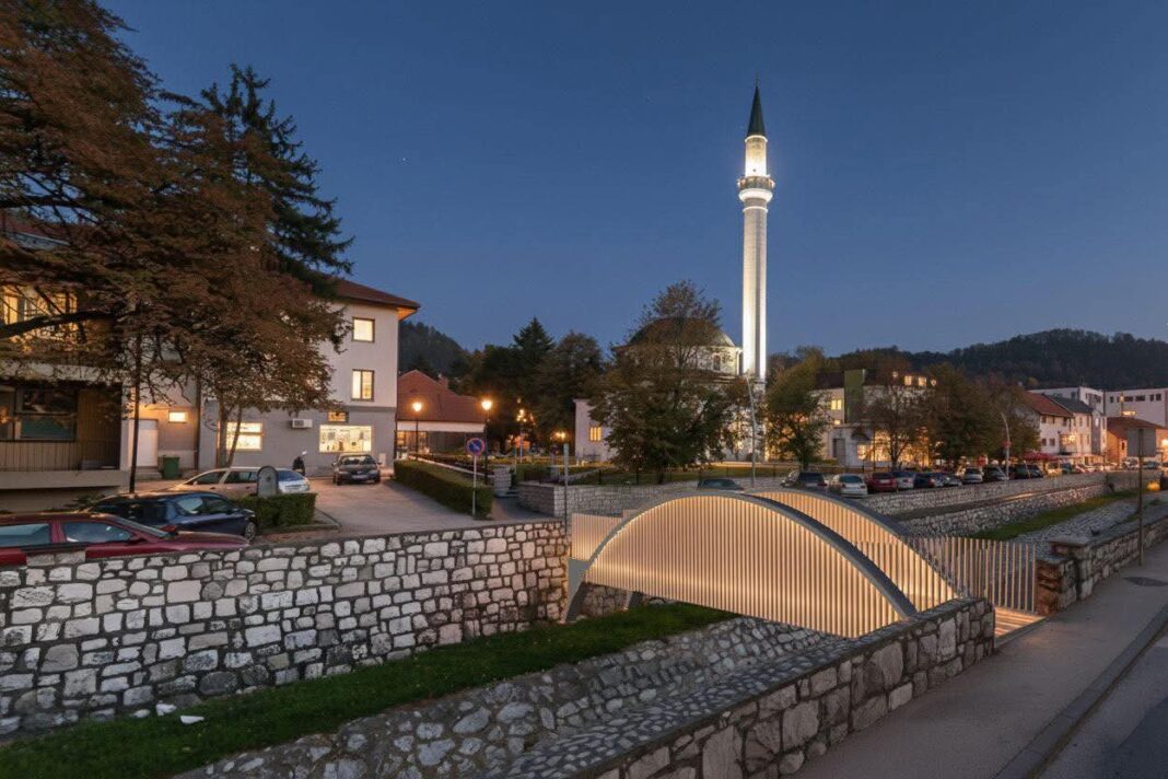 Bh. privrednik Omer Aljić donirao novac za pješački most u Gračanici Bh. privrednik Omer Aljić donirao novac za pješački most u Gračanici