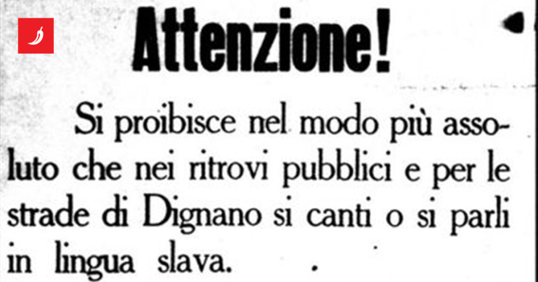 Dan kad je u Istri zabranjen hrvatski jezik Dan kad je u Istri zabranjen hrvatski jezik