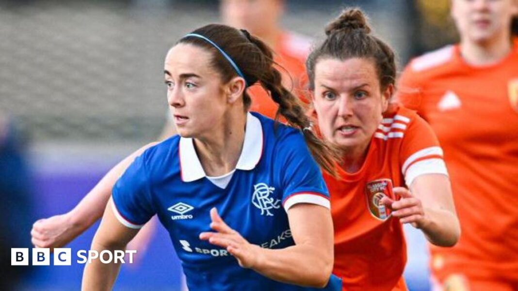 Finale SWPL kupa: Istorija mami kada se Glasgow City ponovo sastaje sa Rendžersima Glasgow City head coach Leanne Ross and Rangers head coach Leanne Crichton