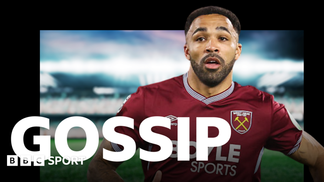 Fudbalski tračevi: Wilson, Sangare, Livramento, Tavernier, Tonali, Goretzka BBC Sport Gossip graphic featuring West Ham