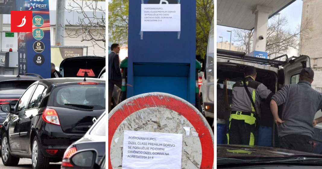 Gužve na pumpama, nestašica dizela i u Zagrebu. “Čovjek u Splitu točio bačvu po bačvu” Gužve na pumpama, nestašica dizela i u Zagrebu. "Čovjek u Splitu točio bačvu po bačvu"