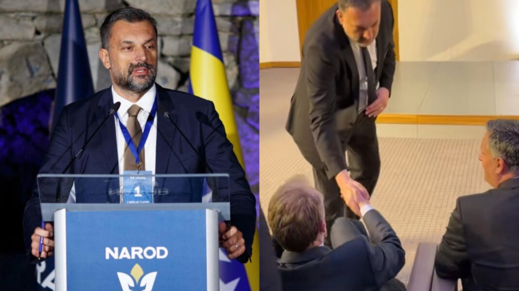 Konaković objasnio zašto se rukovao sa Izetbegovićem a sa Bećirovićem nije Konaković objasnio zašto se rukovao sa Izetbegovićem a sa Bećirovićem nije