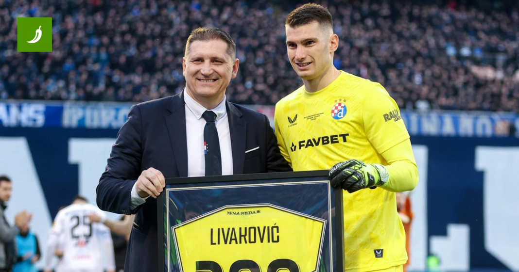 Livaković odigrao svoju 300. utakmicu za Dinamo