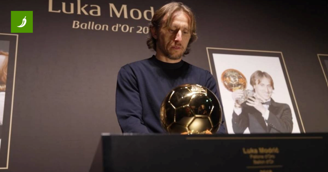 Modrićeva Zlatna lopta izložena u muzeju Milana Modrićeva Zlatna lopta izložena u muzeju Milana