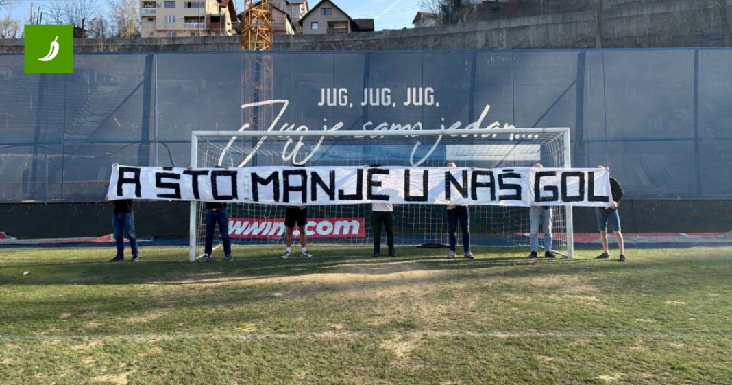 Navijači Željezničara citatom Izeta Fazlinovića najavili utakmicu sa Zrinjskim