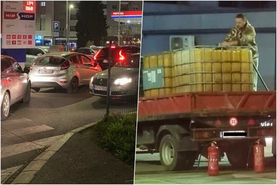 PANIKA U SUSJEDSTVU: Građani u kolonama na benzinskim pumpama, nakon najava o nestašici dizela… PANIKA U SUSJEDSTVU: Građani u kolonama na benzinskim pumpama, nakon najava o nestašici dizela...