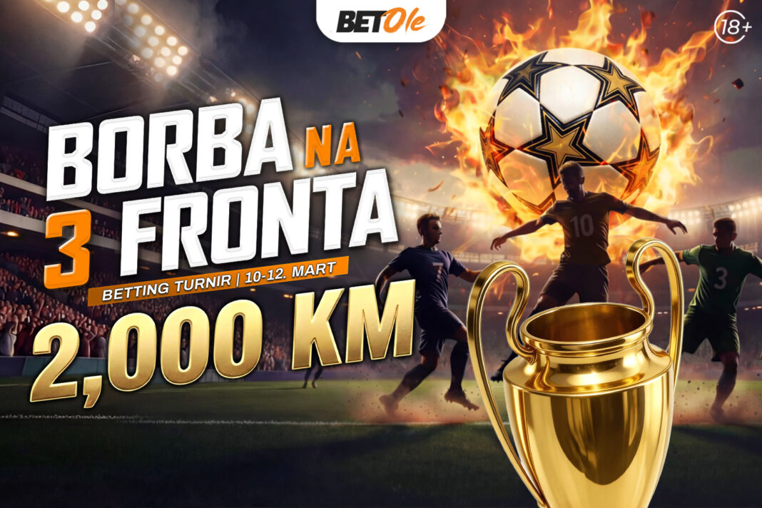 PROMO/ BetOle: Borba na 3 fronta – pokaži da si najbolji! PROMO/ BetOle: Borba na 3 fronta – pokaži da si najbolji!