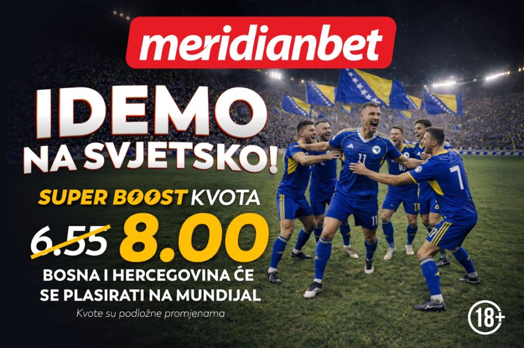 PROMO/ IDEMO NA SVJETSKO! Čeka te SUPER BOOST kvota u Meridianu – vjerujemo u Zmajeve! PROMO/ IDEMO NA SVJETSKO! Čeka te SUPER BOOST kvota u Meridianu – vjerujemo u Zmajeve!