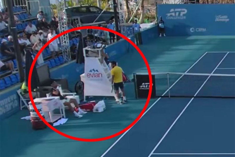 PUKAO, NAČISTO: Damir Džumhur se verbano sukobio s protivnikom, sutkinja ga pokušala smiriti… PUKAO, NAČISTO: Damir Džumhur se verbano sukobio s protivnikom, sutkinja ga pokušala smiriti...