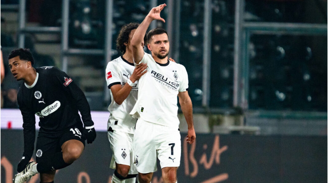 Podrumski duel protiv St. Paulija: Umjetnički strijelac Stöger donosi uzdah olakšanja u Gladbachu Podrumski duel protiv St. Paulija: Umjetnički strijelac Stöger donosi uzdah olakšanja u Gladbachu