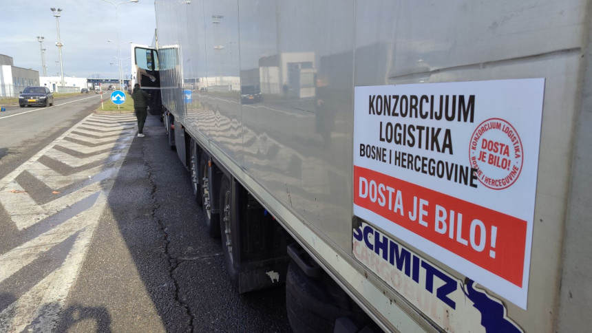 Prijevoznici najavili nove blokade granica 23. marta Prijevoznici najavili nove blokade granica 23. marta