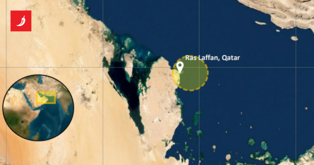 Projektil pogodio brod kod Katara Projektil pogodio brod kod Katara