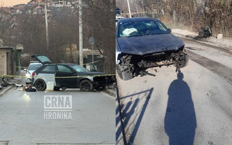 Težak udes na Sedreniku: Iz automobila ispao motor od siline udara Težak udes na Sedreniku: Iz automobila ispao motor od siline udara