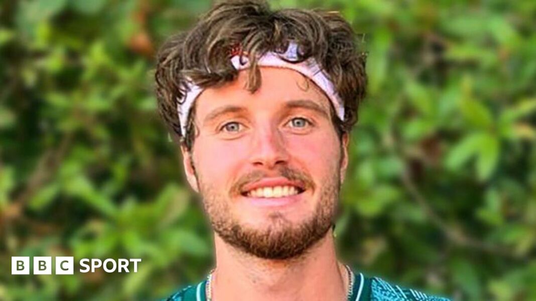 Toby Samuel: teniser koji cilja na grend slemove nakon skoka u rangu Toby Samuel smiling at the camera