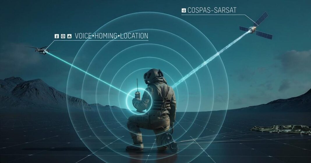 Spasavanje pilota: Boeing lokator pričvršćen za prsluk i radio Elbit PRC-648 Spasavanje pilota: Boeing lokator pričvršćen za prsluk i radio Elbit PRC-648