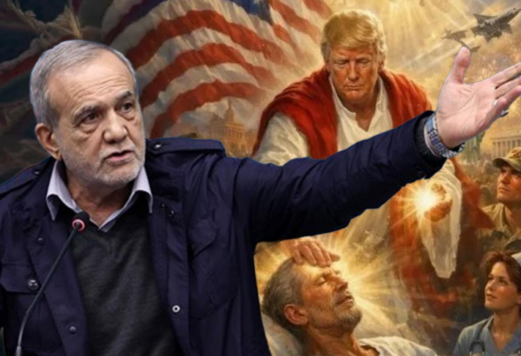 BOGOHULNI NARATIV Pezeshkian: Skrnavljenje Isusa, poslanika mira i bratstva, nije prihvatljivo nijednom slobodnom čovjeku BOGOHULNI NARATIV Pezeshkian: Skrnavljenje Isusa, poslanika mira i bratstva, nije prihvatljivo nijednom slobodnom čovjeku