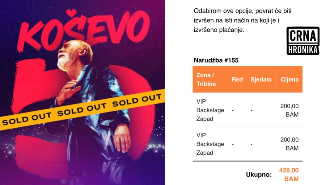 Brojni građani ostali bez karata za koncert Dine Merlina Brojni građani ostali bez karata za koncert Dine Merlina