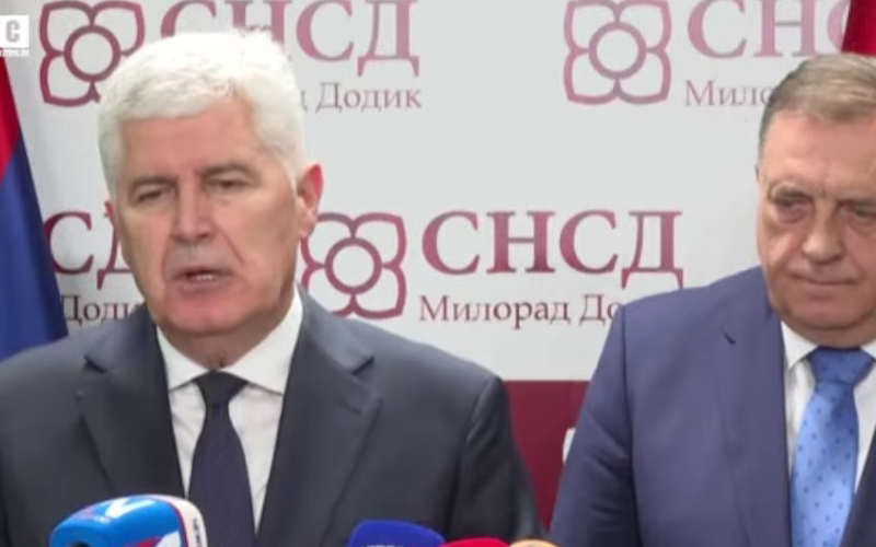 Čović nakon sastanka sa Dodikom: Imamo dobru saradnju, ali ima i pitanja o kojim se ne možemo dogovoriti Čović nakon sastanka sa Dodikom: Imamo dobru saradnju, ali ima i pitanja o kojim se ne možemo dogovoriti