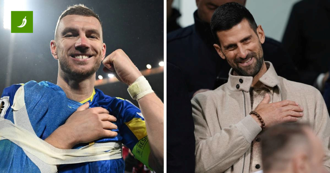 Džeko: Dok smo mi pucali penale protiv Italije, Đoković je pokazao kakav je čovjek Džeko: Dok smo mi pucali penale protiv Italije, Đoković je pokazao kakav je čovjek