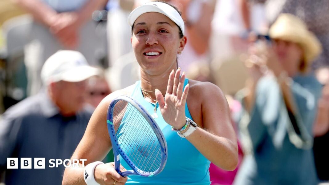 Džesika Pegula zadržava Charleston Open za drugi trofej 2026 Jessica Pegula of the United States celebrates her win over Yuliia Starodubstseva of Ukraine