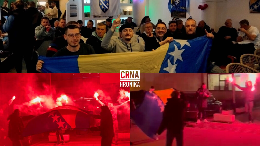 Euforija i u zagrebačkoj džamiji: Oko 200 Bošnjaka slavilo plasman BiH na Svjetsko prvenstvo Euforija i u zagrebačkoj džamiji: Oko 200 Bošnjaka slavilo plasman BiH na Svjetsko prvenstvo