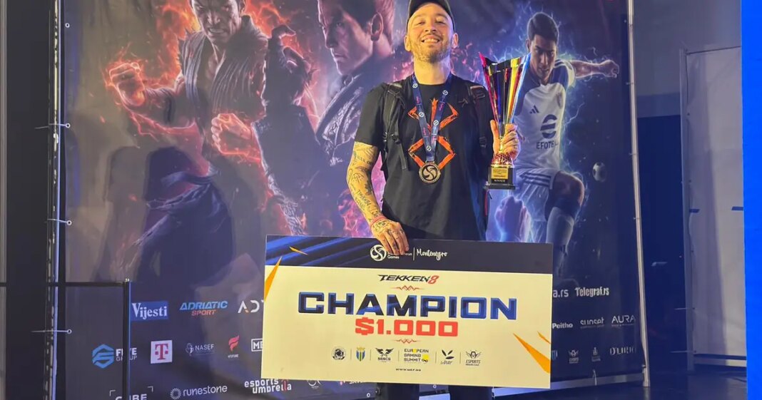 Hrvat osvojio zlato u igri Tekken 8: ‘Inače konobarim, a na ovaj sam turnir upao kao zamjena!’ Hrvat osvojio zlato u igri Tekken 8: 'Inače konobarim, a na ovaj sam turnir upao kao zamjena!'