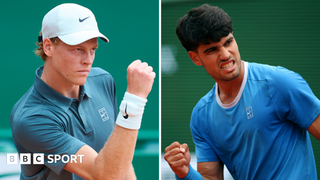 Jannik Sinner i Carlos Alcaraz otvaraju sezonu na šljaci pobjedom na Monte Carlo Mastersu Jannik Sinner and Carlos Alcaraz