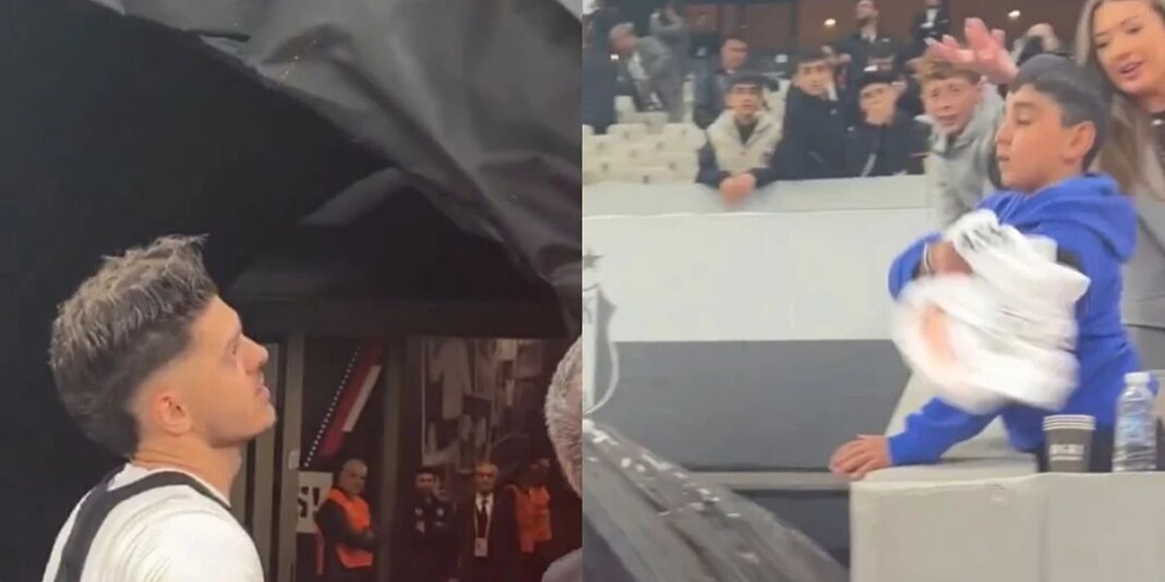 Kosovski napadač bacio dres supruzi, dječak se prikrao i uzeo ga za sebe Kosovski napadač bacio dres supruzi, dječak se prikrao i uzeo ga za sebe