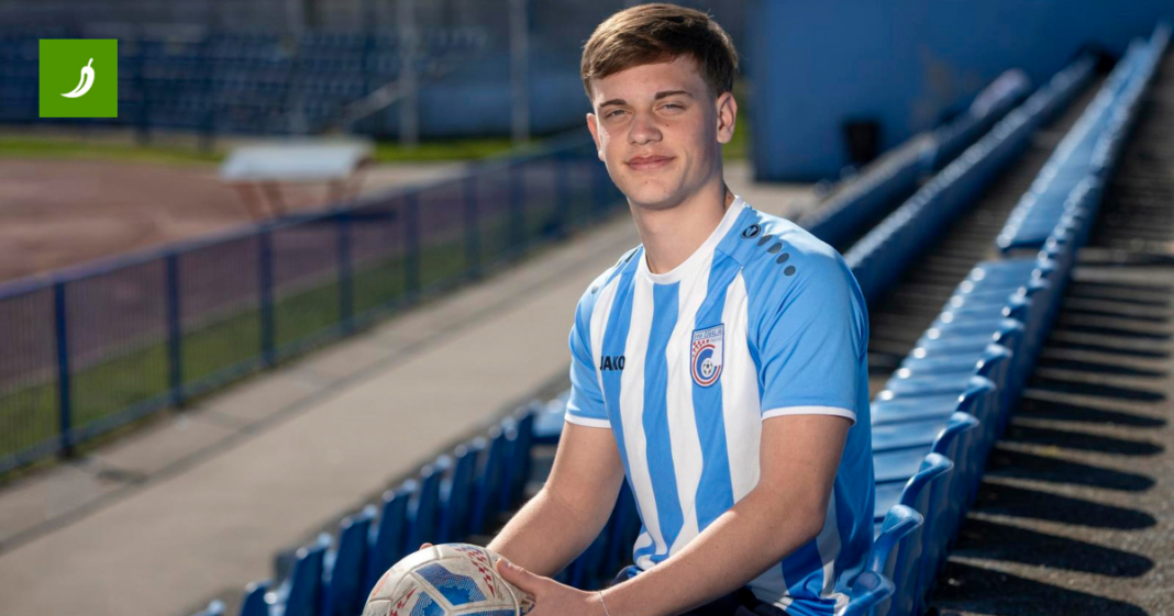 Luka Bartolović (16), sin Mladena Bartolovića, zabio prvi gol za Cibaliju Luka Bartolović (16), sin Mladena Bartolovića, zabio prvi gol za Cibaliju