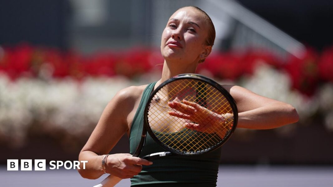 Madrid Open: Anastasija Potapova postala prva srećna gubitnica koja je stigla do polufinala WTA 1000 Anastasia Potapova at Madrid Open