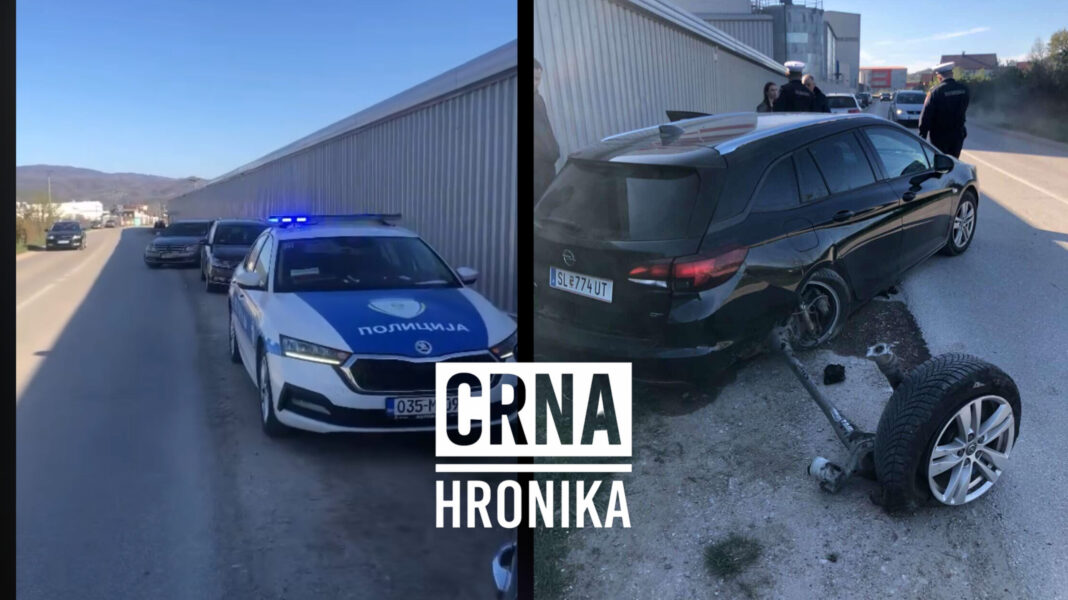 Nakon nesreće kod Zvornika, Opelu otpao točak sa zadnjom osovinom Nakon nesreće kod Zvornika, Opelu otpao točak sa zadnjom osovinom