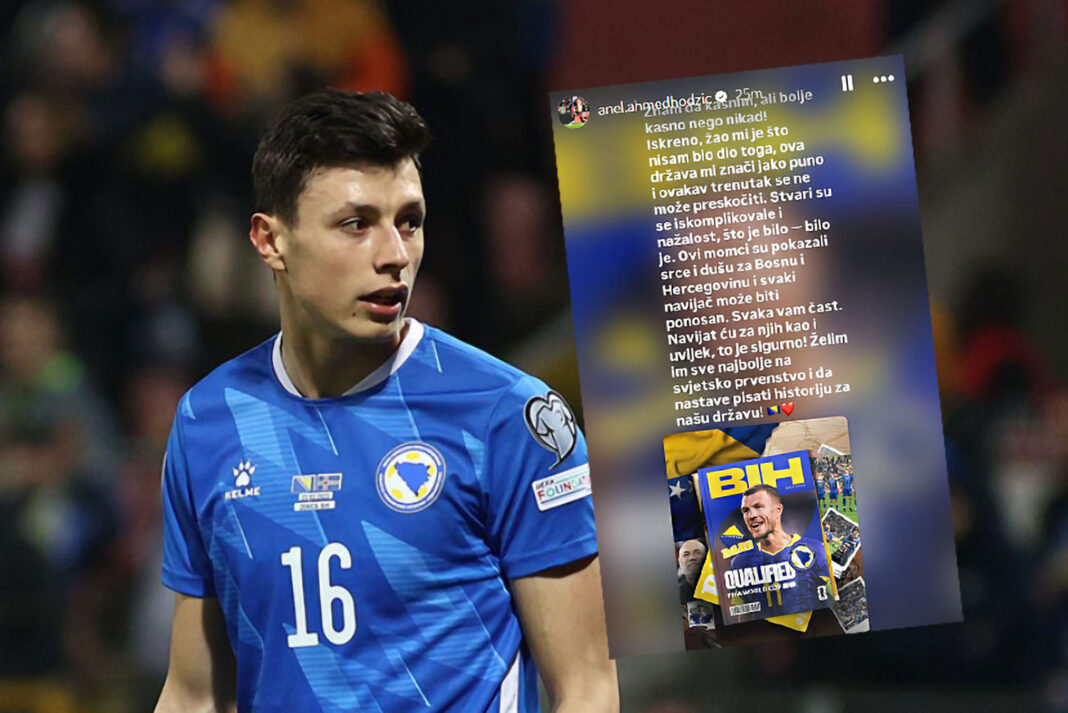 Oglasio se Ahmedhodžić: Bolje kasno nego nikad… Navijat ću za BiH, to je sigurno! Oglasio se Ahmedhodžić: Bolje kasno nego nikad… Navijat ću za BiH, to je sigurno!