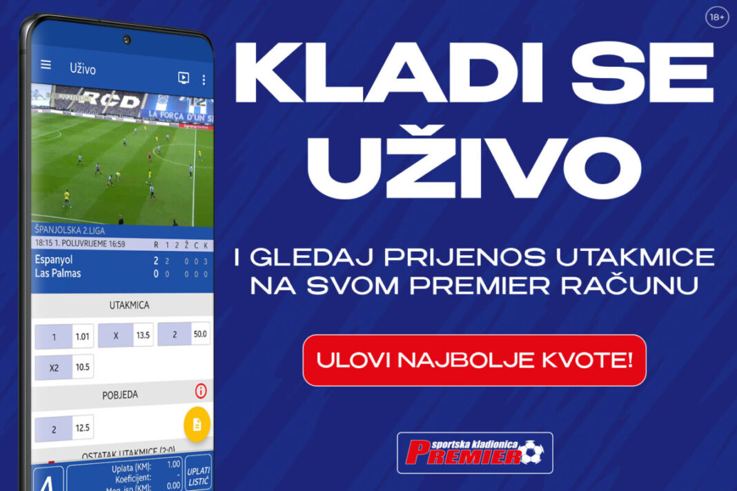 PROMO/ S Premierom se kladi uživo i gledaj prijenos utakmica bez obzira gdje se nalaziš PROMO/ S Premierom se kladi uživo i gledaj prijenos utakmica bez obzira gdje se nalaziš