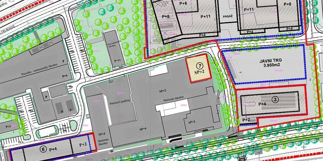 Sutra protesti ispred Vijećnice: Profesori i studenti na ulici, UNSA traži izmjenu plana za Kvadrant C Sutra protesti ispred Vijećnice: Profesori i studenti na ulici, UNSA traži izmjenu plana za Kvadrant C