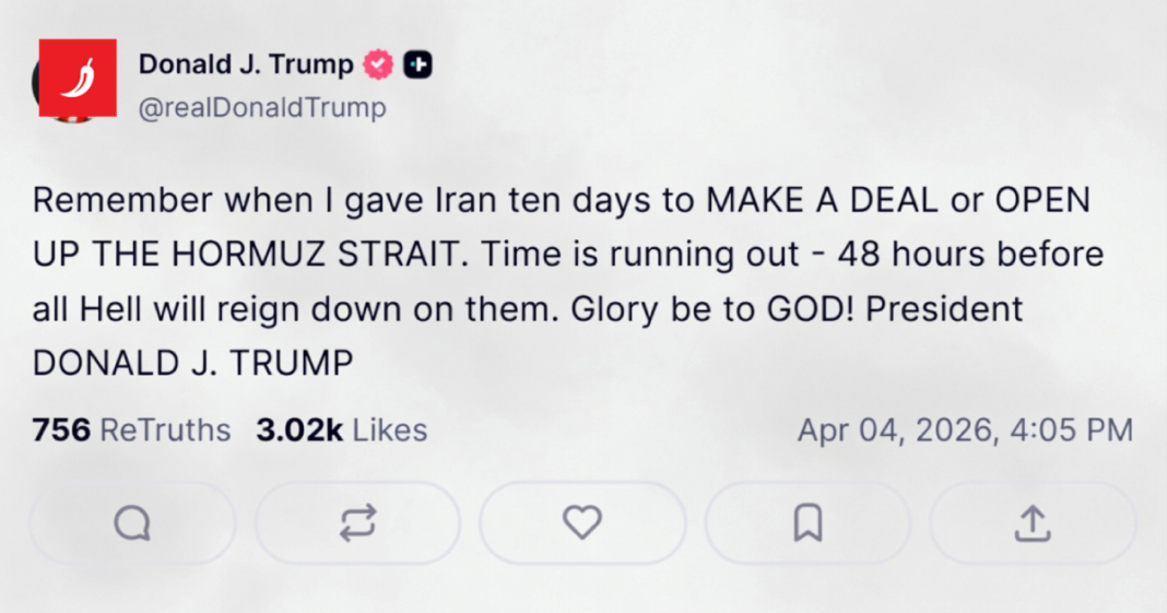 Trump dao Iranu 48 sati “ili stiže pakao”. Stigao odgovor Irana Trump dao Iranu 48 sati "ili stiže pakao". Stigao odgovor Irana