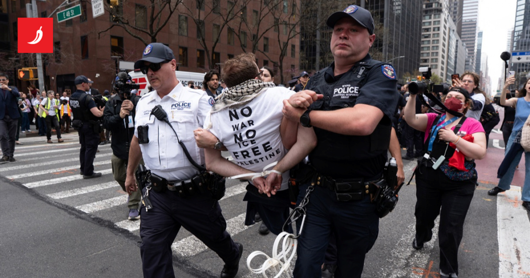 U New Yorku prosvjedovali protiv prodaje oružja Izraelu. “Privedeno je 90 ljudi” U New Yorku prosvjedovali protiv prodaje oružja Izraelu. "Privedeno je 90 ljudi"