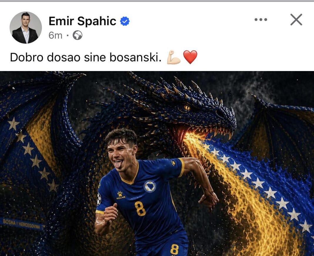 Emir Spahić objavio: BiH dobila novog Zmaja, igrao je za Austriju Emir Spahić objavio: BiH dobila novog Zmaja, igrao je za Austriju