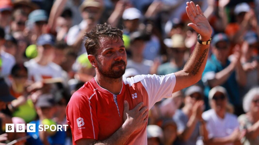 Rezultati French Opena 2026: Stan Wawrinka poražen u prvom kolu finalne kampanje Rolan Garosa Stan Wawrinka celebrates a point during his final French Open match