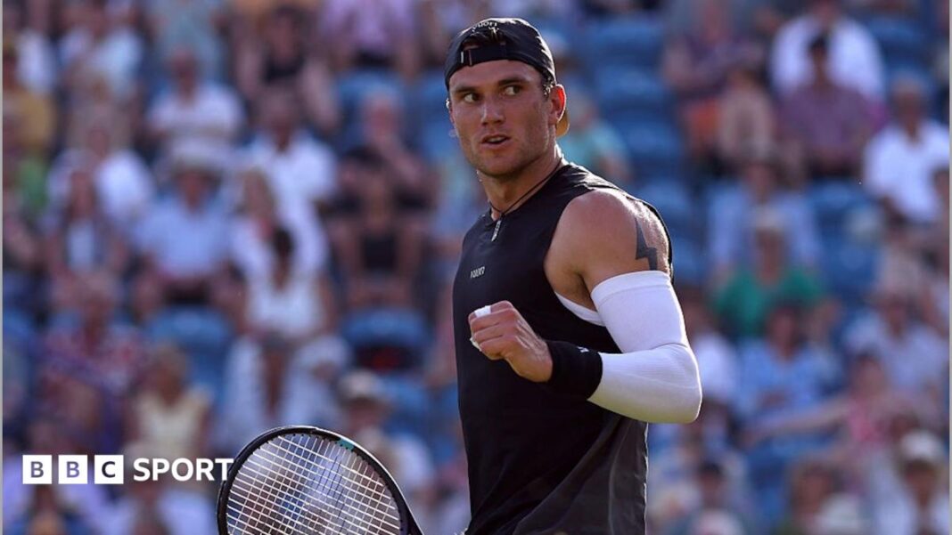 Eastbourne: Jack Draper stiže do četvrtfinala da nastavi povratak zbog povrede Some tennis balls