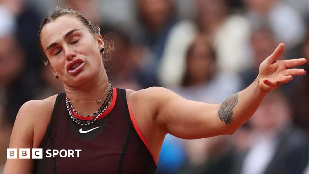 Rezultati French Opena 2026: Aryna Sabalenka porazom od Diane Shnaider u četvrtfinalu Aryna Sabalenka reacts against Diana Shnaider
