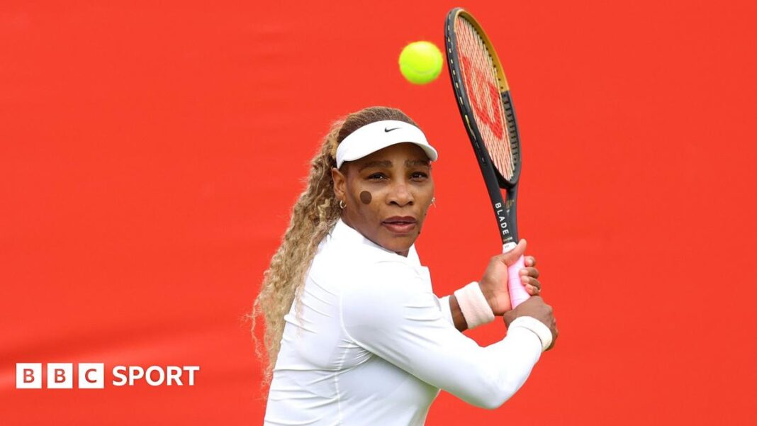 Serena Williams kaže da nema ‘šta da dokaže’ po povratku – zašto se onda vraća 23-struka Grand Slam šampionka u singlu? Serena Williams hits a return during practice at Queen