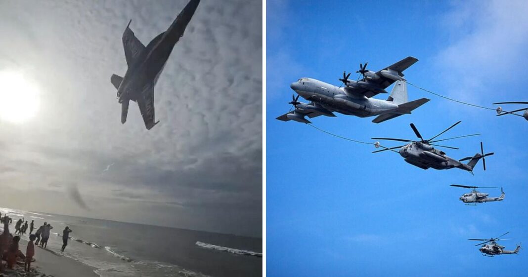 3 Trampovi piloti potpuno su poludeli: Top Gun ‘napad’ na kupače na plaži?! 3 Trampovi piloti potpuno su poludeli: Top Gun ‘napad’ na kupače na plaži?!