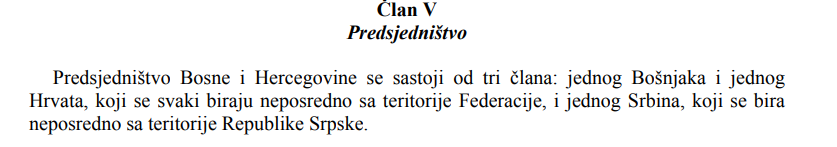CIK odlučio: Glasački listić za izbor članova Predsjedništva BiH nosit će neustavan naziv “bošnjački/hrvatski/srpski član” CIK odlučio: Glasački listić za izbor članova Predsjedništva BiH nosit će neustavan naziv "bošnjački/hrvatski/srpski član"
