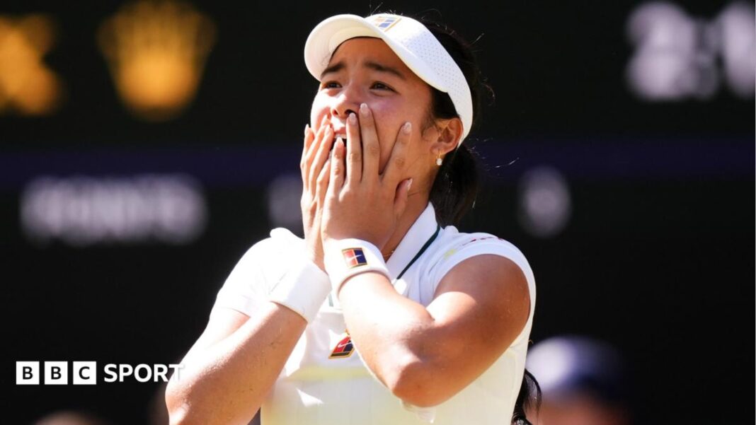 Rezultati Wimbledona 2026: Aleksandra Eala posvetila pobjedu Igi Swiatek ‘svim djevojkama s naboranim čarapama i bucmastim obrazima’ Some tennis balls