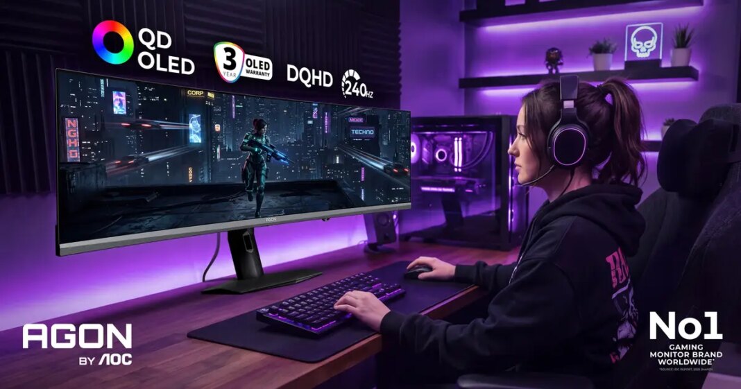 AOC cilja na zahtjevne gamere s dva nova QD-OLED monitora AOC cilja na zahtjevne gamere s dva nova QD-OLED monitora