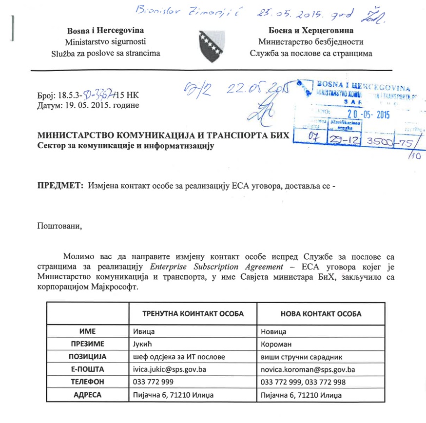 Kako je hakovana Služba za poslove sa strancima: Mjesecima ignorisana upozorenja Ministarstva; službenik zadužen za Microsoft licence nije odgovarao na e-mailove – Istraga .ba Kako je hakovana Služba za poslove sa strancima: Mjesecima ignorisana upozorenja Ministarstva; službenik zadužen za Microsoft licence nije odgovarao na e-mailove - Istraga .ba