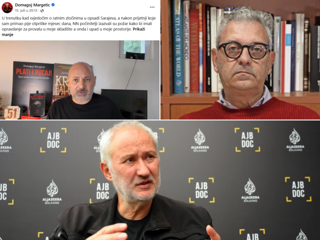 Sarajevo safari u dimnoj zavjesi Margetićevog skladišta: Trojica ublehaša, medijski utakmica i nula konkretnih dokaza – Istraga .ba Sarajevo safari u dimnoj zavjesi Margetićevog skladišta: Trojica ublehaša, medijski spektakl i nula konkretnih dokaza - Istraga .ba